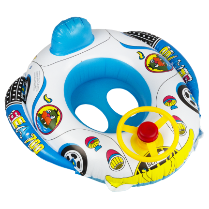 TG77791 KINDERSCHWIMMRAD-PONTONAUTO MIT LENKRAD