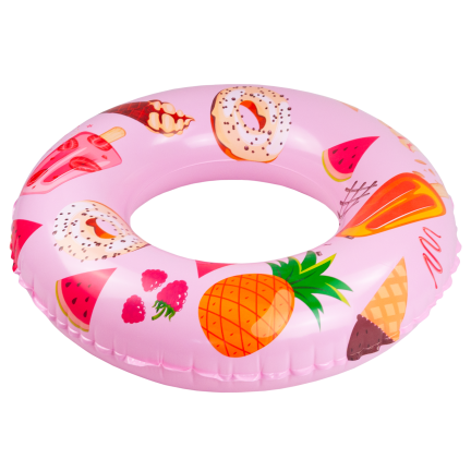 TG77797 AUFBLASBARES SCHWIMMRAD STRANDRAD FÜR DEN POOL ROSA