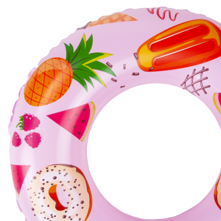 TG77797 AUFBLASBARES SCHWIMMRAD STRANDRAD FÜR DEN POOL ROSA
