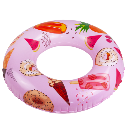 TG77797 AUFBLASBARES SCHWIMMRAD STRANDRAD FÜR DEN POOL ROSA