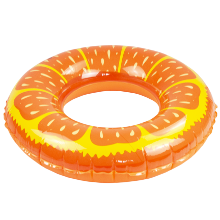 TG77798 AUFBLASBARES RAD ORANGE FÜR SCHWIMMEN STRAND KINDERBECKEN