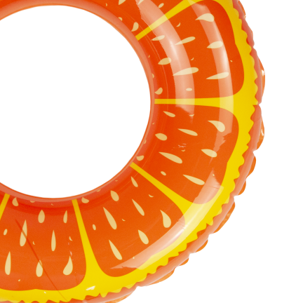 TG77798 AUFBLASBARES RAD ORANGE FÜR SCHWIMMEN STRAND KINDERBECKEN