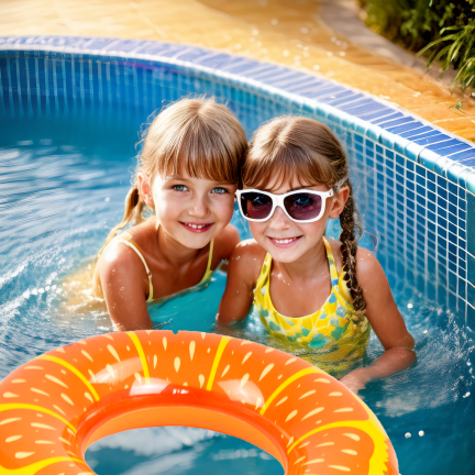 TG77798 AUFBLASBARES RAD ORANGE FÜR SCHWIMMEN STRAND KINDERBECKEN