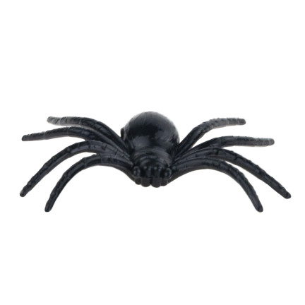 Künstliche Spinnen, schwarz, Halloween Dekoration, schwarze Tarantel, 8er Set, 8cm