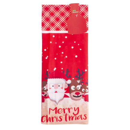 TG78760 Flaschenhülle, Beutel, Verpackung, Etui, Weihnachtsartikel, Nikolausgeschenk