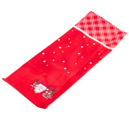 TG78760 Flaschenhülle, Beutel, Verpackung, Etui, Weihnachtsartikel, Nikolausgeschenk