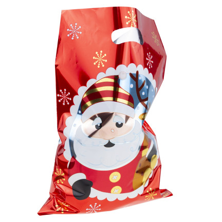 Geschenkbeutel, Geschenktüten, Plastiktüten, Nikolaus- und Weihnachtsartikel, 10er-Set. 