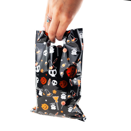 Bonbontüten, Geschenktüten, Folientüten, gemischte Designs, Halloween-Dekoration, 10er-Set.