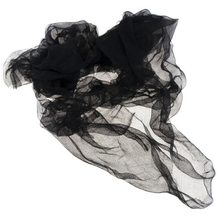 Künstliches Spinnennetz, schwarzes Netz, Halloween-Dekoration, universell einsetzbar, Größe 80x200 cm