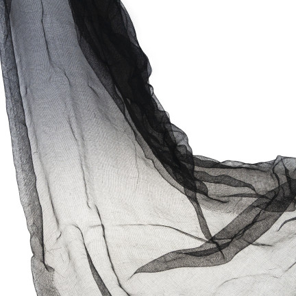 Künstliches Spinnennetz, schwarzes Netz, Halloween-Dekoration, universell einsetzbar, Größe 80x200 cm