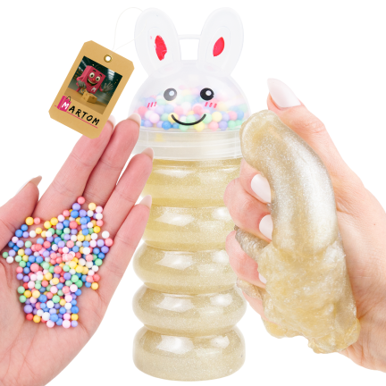 Slime, Knetmasse, zum Spielen, für Kinder, mit Behälter, elastisch, verschiedene Farben