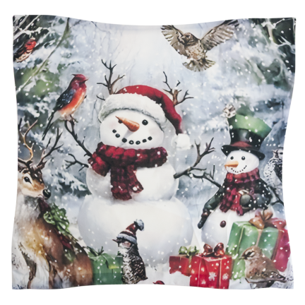 TG80101 – Set mit 4 Weihnachtskissenbezügen, dekorative Kissen für Weihnachten