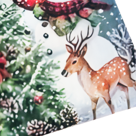 TG80101 – Set mit 4 Weihnachtskissenbezügen, dekorative Kissen für Weihnachten