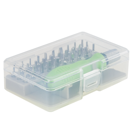 TG80289 PRÄZISIONSSCHRAUBENDREHER-BITSATZ MIT MAGNET 32-TEILIG