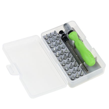 TG80289 PRÄZISIONSSCHRAUBENDREHER-BITSATZ MIT MAGNET 32-TEILIG