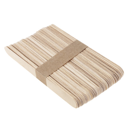 TG80299 KREATIVE HÖLZERNE KLEBESTIFTE DIY EISCREME-STICKS 50PCS/KPL