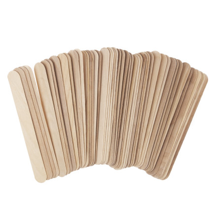 TG80299 KREATIVE HÖLZERNE KLEBESTIFTE DIY EISCREME-STICKS 50PCS/KPL