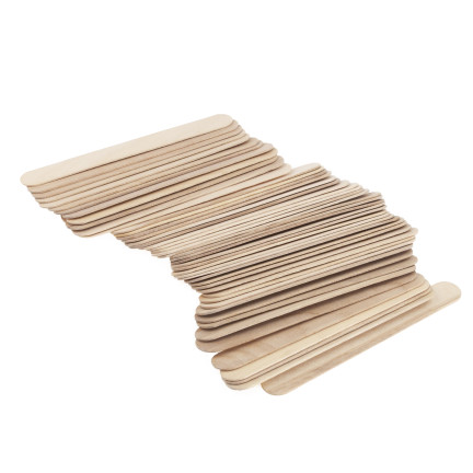 TG80299 KREATIVE HÖLZERNE KLEBESTIFTE DIY EISCREME-STICKS 50PCS/KPL