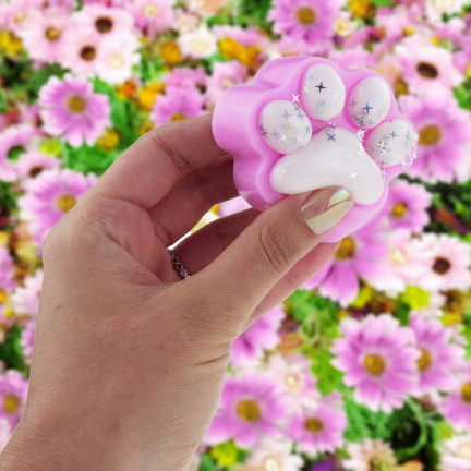 TG80355 KATZE PFOTE SQUISHY KATZE PÄDAGOGISCHES SPIELZEUG ANTI-STRESS SQUISHY KATZE