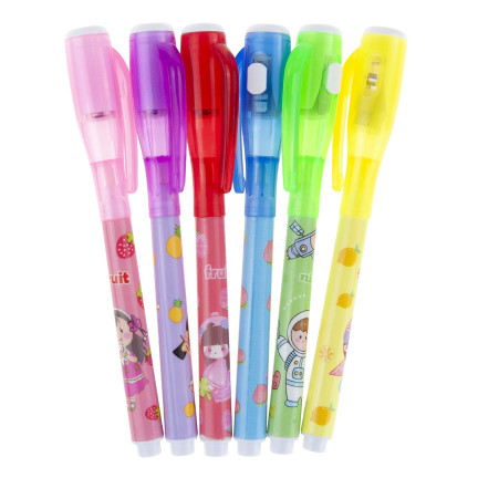 TG80416 1 Stück unsichtbarer Markierstift mit UV-Taschenlampe für Kinder