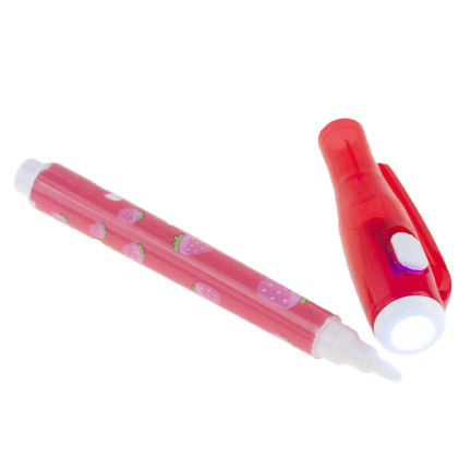 TG80416 1 Stück unsichtbarer Markierstift mit UV-Taschenlampe für Kinder