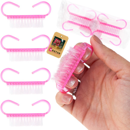 Nagelbürste, Maniküre, Pediküre, Staubentfernung, 4er-Set
