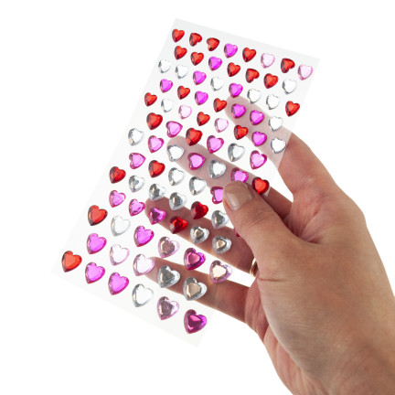 TG80421 SELBSTKLEBENDE KRISTALLE STRASSSTEINE ZIRKONE AUFKLEBER DIAMANTEN