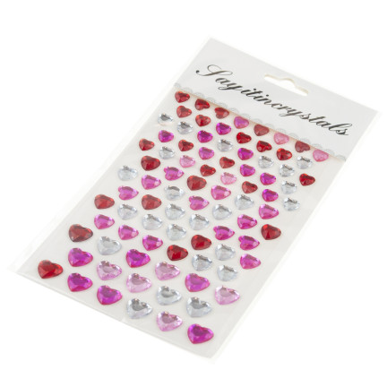 TG80421 SELBSTKLEBENDE KRISTALLE STRASSSTEINE ZIRKONE AUFKLEBER DIAMANTEN