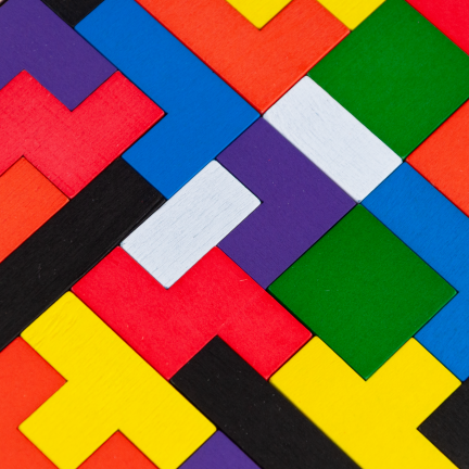 Tg80424 Holz Tetris Tangram Montessori Puzzle