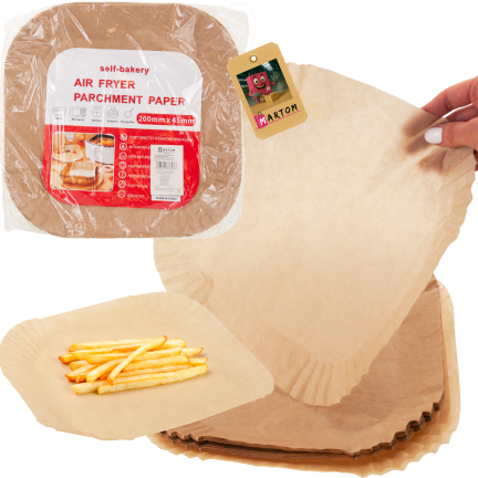 TG80434 Papiereinlagen für die fettfreie Fritteuse, 50 Stück/Set
