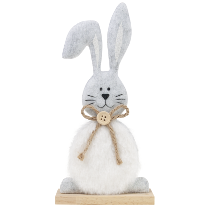 Osterdekoration, Holzhase, Osterfigur, 21 cm