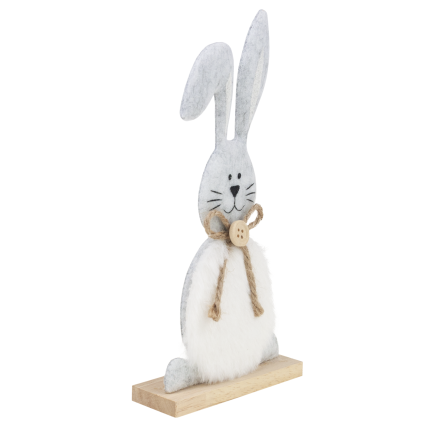 Osterdekoration, Holzhase, Osterfigur, 21 cm