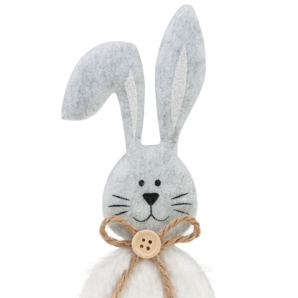 Osterdekoration, Holzhase, Osterfigur, 21 cm