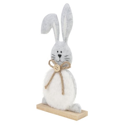 Osterdekoration, Holzhase, Osterfigur, 21 cm
