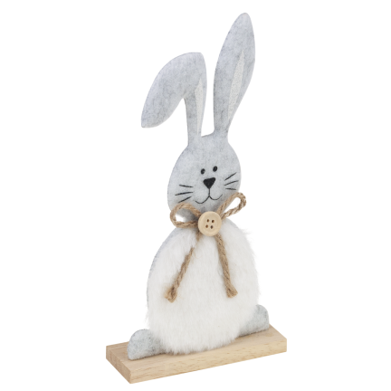 Osterdekoration, Holzhase, Osterfigur, 21 cm