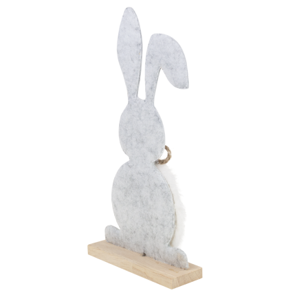 Osterdekoration, Holzhase, Osterfigur, 21 cm