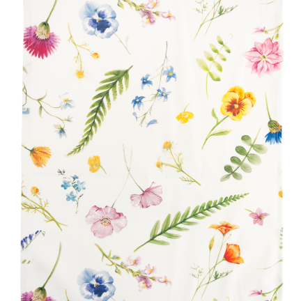 TG81317-1 FRÜHLING SAMT LÄUFER 34X180 CM ELEGANTE BLUMEN