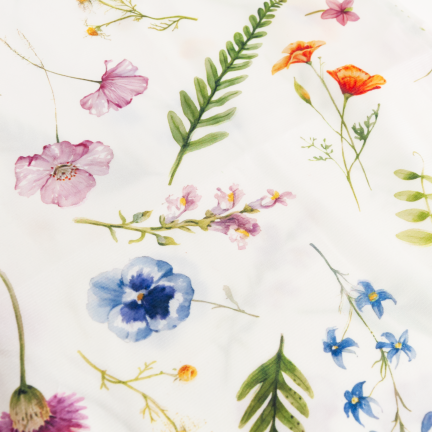TG81317-1 FRÜHLING SAMT LÄUFER 34X180 CM ELEGANTE BLUMEN