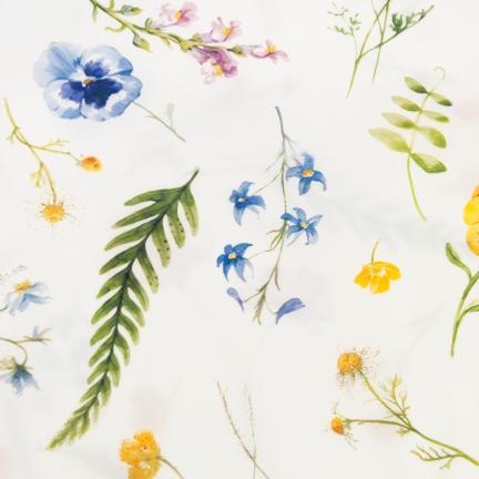 TG81317-1 FRÜHLING SAMT LÄUFER 34X180 CM ELEGANTE BLUMEN