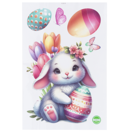 TG81320 OSTERN FENSTERAUFKLEBER 3 BLÄTTER/KPL
