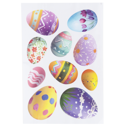 TG81320 OSTERN FENSTERAUFKLEBER 3 BLÄTTER/KPL