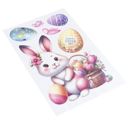 TG81320 OSTERN FENSTERAUFKLEBER 3 BLÄTTER/KPL