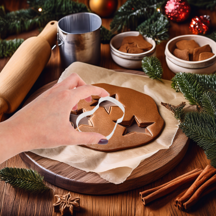 TG81335 Ausstechformen für Lebkuchen in Rentierform, 12 Stück/Set