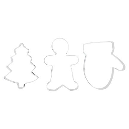 TG81335 Ausstechformen für Lebkuchen in Rentierform, 12 Stück/Set