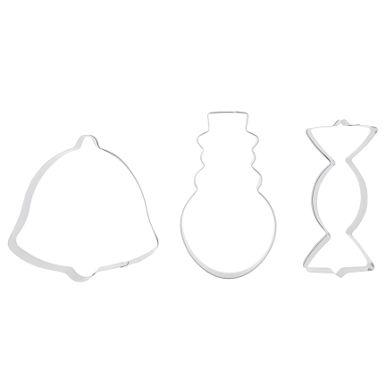 TG81335 Ausstechformen für Lebkuchen in Rentierform, 12 Stück/Set