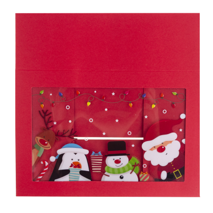 TG81340 Geschenkbox, Kartonverpackung, Nikolausgeschenk, unter den Weihnachtsbaum