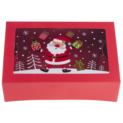 TG81340 Geschenkbox, Kartonverpackung, Nikolausgeschenk, unter den Weihnachtsbaum