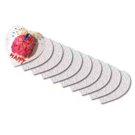 Malpapier, Zellulosepapier für Bastelarbeiten, für Kinder, 10 Blatt