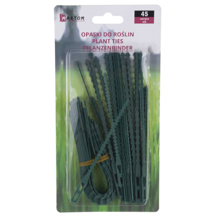 Kabelbinder für Pflanzen, Gartenklammern, Klammern, Kletterpflanzenklammern, 45 Stück