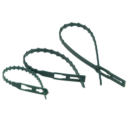 Kabelbinder für Pflanzen, Gartenklammern, Klammern, Kletterpflanzenklammern, 45 Stück